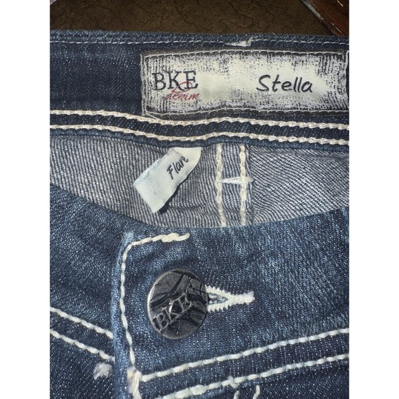 BKE Buckle Jeans Women's Size 30x32 Blue Stella Flare Stretch Y2K - Picture 5 of 12